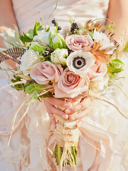 Mariage bouquet mariée pastel par Gap Events
