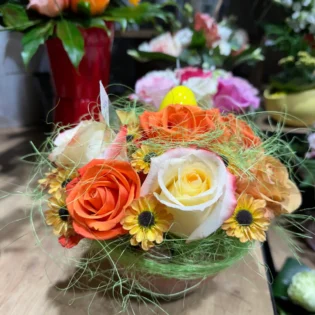 Pâques roses jaune et orange - Gap Events