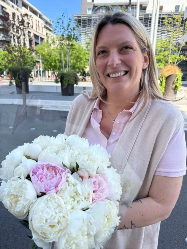 bouquet cliente pivoines - Gap Events