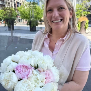 bouquet cliente pivoines - Gap Events